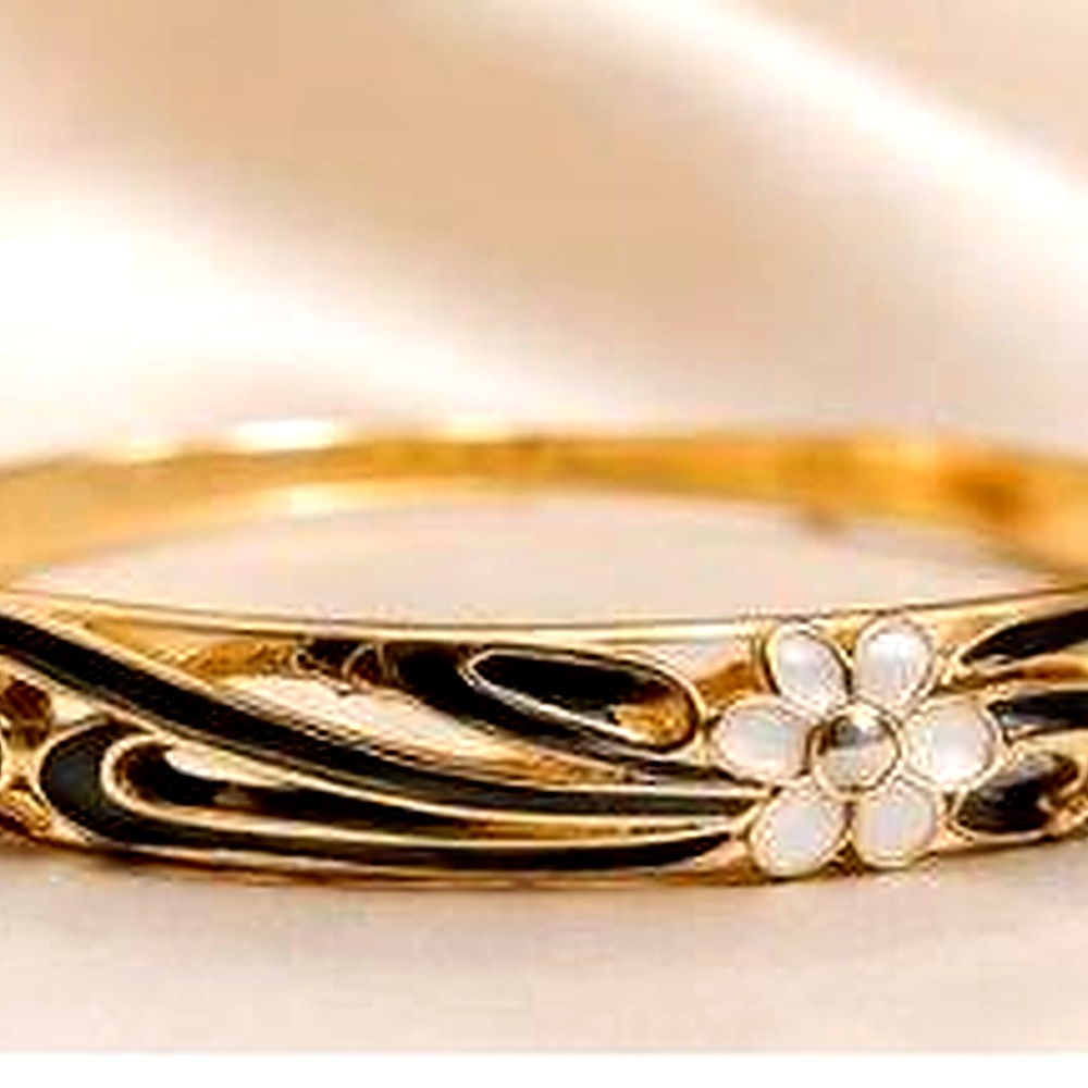 Bracelet Yasmine — Émail Fleuri